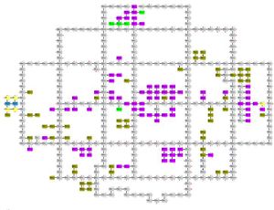 A low resolution map of the city of Alramus.