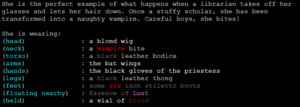 Librarian Vampire Costume by Wiki.